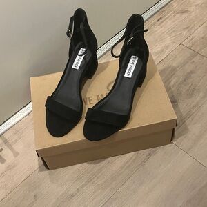 Brand new in box Steve Madden sandals. Size 7 black suede.
